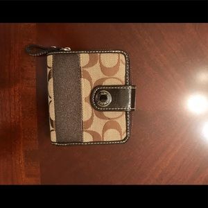 Coach Small Zip Around Wallet